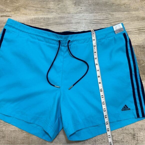 NWT Adidas pchd poly teal woman’s training entertainment,  femmes shorts - Picture 11 of 14